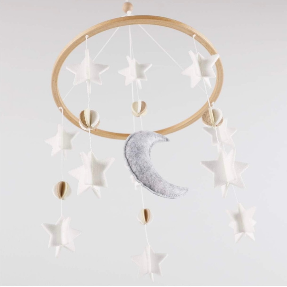 Sorrel + Fern Baby Crib Mobile (Moon, Stars & Planets) NWT - Picture 2 of 4